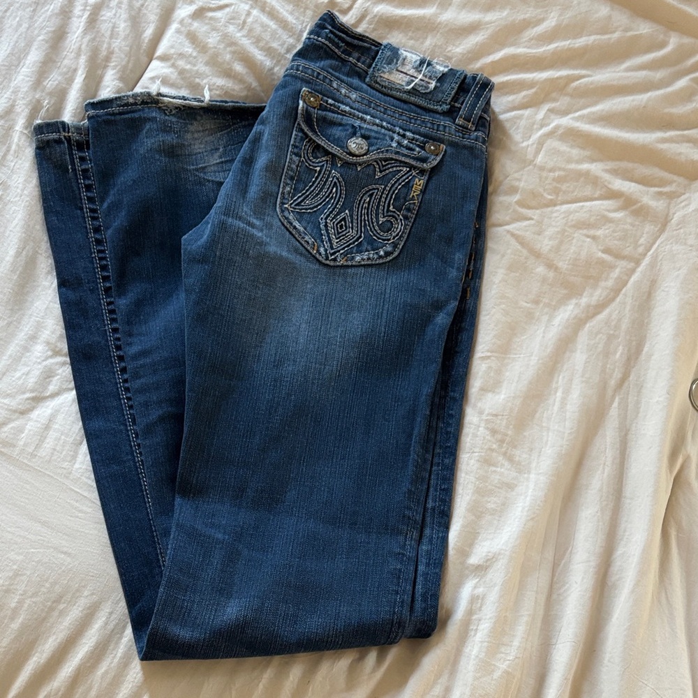 MEK Dark Blue Boot Cut Jeans